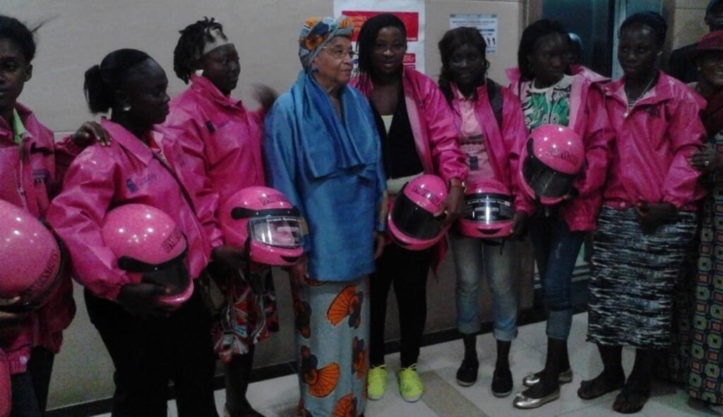 Members of the Pink Panthers